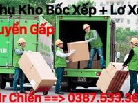 Tuyển Thêm Lơ Xe Phụ Xe Bốc Xếp Kho Lương Cao Tuyển Thêm Lơ Xe Phụ Xe Bốc Xếp Kho Lương Cao