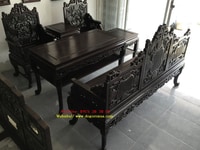 Bộ Ghế Trường Kỷ Ngũ Lân Vờn Cầu -Đồ Huế Xưa 6 Món Tinh Tế Đẹp Mê Hoặc Bộ Ghế Trường Kỷ Ngũ Lân Vờn Cầu -Đồ Huế Xưa 6 Món Tinh Tế Đẹp Mê Hoặc