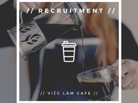 Gấp!!! 3 người phụ bán đồ uống cafe tại chỗ, không cọc, không phí Gấp!!! 3 người phụ bán đồ uống cafe tại chỗ, không cọc, không phí