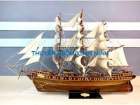 Mô Hình Thuyền Gỗ Tàu Buôn Cutty Sark Hàng Xuất Khẩu - Size Lớn 200cm Mô Hình Thuyền Gỗ Tàu Buôn Cutty Sark Hàng Xuất Khẩu - Size Lớn 200cm