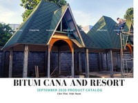 Tấm lợp bitum Cana tại resort Cần Thơ Tấm lợp bitum Cana tại resort Cần Thơ