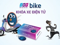 Khóa chống trộm xe máy thẻ từ Iky Bike Khóa chống trộm xe máy thẻ từ Iky Bike