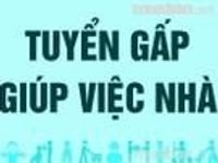 Cần tuyển gấp cô giúp việc ở với bà 75 tuổi còn khỏe mạnh Cần tuyển gấp cô giúp việc ở với bà 75 tuổi còn khỏe mạnh