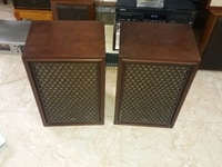Loa cổ sansui SP50 xuất mỹ ê căng gỗ mắt cáo thùng gỗ lạng bát 20 cm Loa cổ sansui SP50 xuất mỹ ê căng gỗ mắt cáo thùng gỗ lạng bát 20 cm