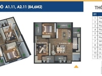 Căn hộ 2PN 84,6m2 chung cư Phương Đông Green Park Căn hộ 2PN 84,6m2 chung cư Phương Đông Green Park