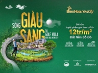 Đất sổ đỏ biệt thự Golf-Biên Hoà New City giá chỉ 12tr/m2 Đất sổ đỏ biệt thự Golf-Biên Hoà New City giá chỉ 12tr/m2