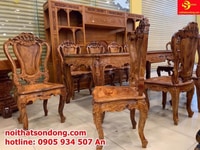 Bộ bàn ăn louis gỗ cẩm lai 10 ghế siêu vip tại quận 7 Bộ bàn ăn louis gỗ cẩm lai 10 ghế siêu vip tại quận 7