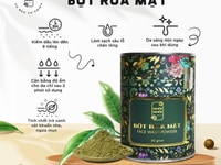 Bột rửa mặt Muội Muội sạch nhờn kiềm dầu Bột rửa mặt Muội Muội sạch nhờn kiềm dầu