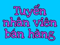 Tuyển nhân viên bán hàng - đi làm ngay ( nam/nữ 18-50 tuổi ) Tuyển nhân viên bán hàng - đi làm ngay ( nam/nữ 18-50 tuổi )