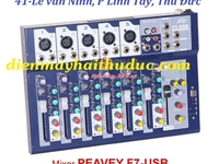Mixer bàn Peavey F7-USB sản phẩm chính hãng 100% Mixer bàn Peavey F7-USB sản phẩm chính hãng 100%
