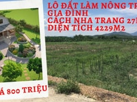 Đất làm nông trại, xây nhà yến. DT 4229m2. Giá 800tr Đất làm nông trại, xây nhà yến. DT 4229m2. Giá 800tr