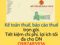 Kế toán thuế trọn gói, báo cáo thuế trọn gói Kế toán thuế trọn gói, báo cáo thuế trọn gói