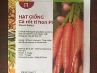 Bách hóa Phương Trang giới thiệu sản phẩm Hạt giống cà rốt tí hon F150 Bách hóa Phương Trang giới thiệu sản phẩm Hạt giống cà rốt tí hon F150
