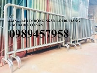 Gia công Hàng rào di động mạ kẽm, Hàng rào chắn tạm thời Gia công Hàng rào di động mạ kẽm, Hàng rào chắn tạm thời