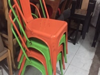 Thanh lý Ghế cafe sắt tolix cũ giá rẻ Thanh lý Ghế cafe sắt tolix cũ giá rẻ