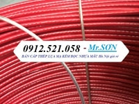Cáp bọc nhựa mầu đỏ D3.4.5.6 hà nội Cáp thép Thanh Sơn 13 Cáp bọc nhựa mầu đỏ D3.4.5.6 hà nội Cáp thép Thanh Sơn 13