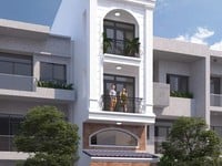 Bán nhà mới 1 trệt 4 lầu ,đường 8m, giảm giá 500-700tr