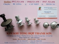 Bu lông gầu tải M8x35 mạ kẽm Mr Sơn chuyên doanh ốc gầu b Bu lông gầu tải M8x35 mạ kẽm Mr Sơn chuyên doanh ốc gầu b