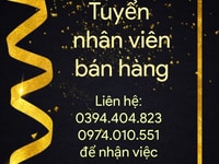Tuyển nhân viên hỗ trợ đóng gói hàng và bán hàng tại quầy Tuyển nhân viên hỗ trợ đóng gói hàng và bán hàng tại quầy