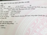 Bán đất thổ cư Ninh Sơn TP Tây Ninh Bán đất thổ cư Ninh Sơn TP Tây Ninh