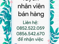 Cần nhân viên có trách nhiệm với công việc, Bán hàng trực tiếp Cần nhân viên có trách nhiệm với công việc, Bán hàng trực tiếp