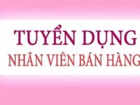 Cần tuyển 02 nhân viên bán hàng tiêu dùng tại cửa hàng Cần tuyển 02 nhân viên bán hàng tiêu dùng tại cửa hàng