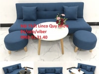 Sofa bed, sofa giường xanh dương Nội thất Linco Quy Nhơn, Bình Định Sofa bed, sofa giường xanh dương Nội thất Linco Quy Nhơn, Bình Định