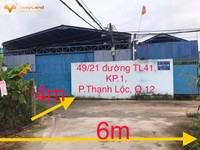 Chính chủ bán xưởng diện tích 1260m2 ở Thạnh Lộc, quận 12, giá 68 tỷ