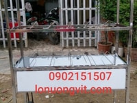 Lò quay 10 con gà vịt dùng than tự động quay Lò quay 10 con gà vịt dùng than tự động quay