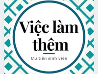 Cần tuyển nhân viên bán hàng parttime hoặc fulltime cho cửa hàng mới. Cần tuyển nhân viên bán hàng parttime hoặc fulltime cho cửa hàng mới.