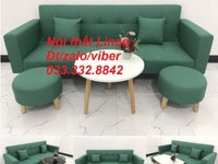 Bộ ghế sofa giường, sofa băng đa năng sfgtv02 xanh ngọc Sofa Linco HCM Bộ ghế sofa giường, sofa băng đa năng sfgtv02 xanh ngọc Sofa Linco HCM