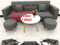 Bộ ghế sofa giường, sofa băng dài sfgtv04 xám lông chuột Sofa Linco SG Bộ ghế sofa giường, sofa băng dài sfgtv04 xám lông chuột Sofa Linco SG