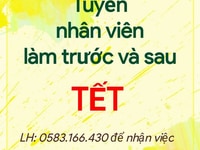 Tuyển nhân viên gấp ( đóng gói hỗ trợ tại quầy ) Tuyển nhân viên gấp ( đóng gói hỗ trợ tại quầy )