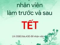 Tuyển đóng gói tại quầy - ưu tiên cao tuổi - công việc nhẹ Tuyển đóng gói tại quầy - ưu tiên cao tuổi - công việc nhẹ