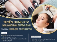 Tuyển KTV Nail & Gội Đầu Dưỡng Sinh làm tại Quận 7 Tuyển KTV Nail & Gội Đầu Dưỡng Sinh làm tại Quận 7