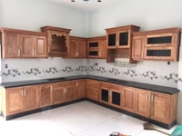 Tủ bếp gỗ gõ đỏ, bao vận chuyển, giá rẻ Tủ bếp gỗ gõ đỏ, bao vận chuyển, giá rẻ