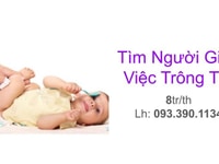 Cần tuyển 1 cô giúp việc chăm trẻ làm tốt thưởng nhiều Cần tuyển 1 cô giúp việc chăm trẻ làm tốt thưởng nhiều