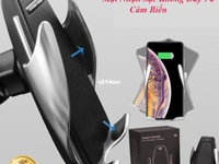 Kẹp điện thoại và là Sạc không dây lắp trên ô tô Kẹp điện thoại và là Sạc không dây lắp trên ô tô