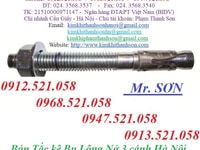 Tắc kê 3 cánh M16x140 sắt xi kẽm. bu lông Thanh Sơn hà nội Tắc kê 3 cánh M16x140 sắt xi kẽm. bu lông Thanh Sơn hà nội