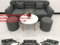 Set ghế sofa băng xám lông chuột, vải bố Nội thất Linco Quy nhơn Set ghế sofa băng xám lông chuột, vải bố Nội thất Linco Quy nhơn