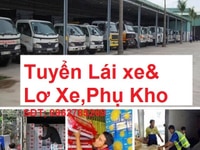 Tuyển gấp tại Sóc Trăng : LĐPT tài xế phụ Kho &Phụ xe Tuyển gấp tại Sóc Trăng : LĐPT tài xế phụ Kho &Phụ xe