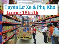 LÂM ĐỒNG ==> Tuyển LĐPT Phụ Kho + Lơ Xe Tải Bao Ăn Ở LÂM ĐỒNG ==> Tuyển LĐPT Phụ Kho + Lơ Xe Tải Bao Ăn Ở
