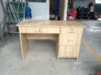 Bàn Làm Việc MFC phủ Melamine hạn chế trầy xước và ẩm - 1m2 Xám Bàn Làm Việc MFC phủ Melamine hạn chế trầy xước và ẩm - 1m2 Xám