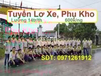 Cần tuyển 13lơ xe và 26 phụ kho làm việc tại NINH THUẬN Cần tuyển 13lơ xe và 26 phụ kho làm việc tại NINH THUẬN