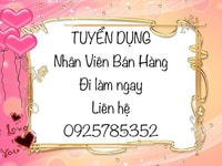 Cửa hàng cần gấp 2 bạn làm cho công ty không đa cấp nhé Cửa hàng cần gấp 2 bạn làm cho công ty không đa cấp nhé