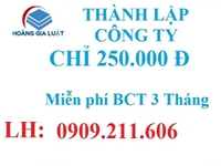 Thành Lập Công Ty - Dịch vụ kế toán - HOÀNG GIA VN