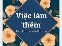 Việc làm parttime dành cho sinh viên Việc làm parttime dành cho sinh viên