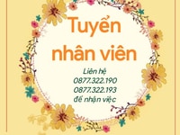 Tuyển gấp 03 nhân viên nữ từ 19 - 60 tuổi bán hàng trực tiếp tại quầy Tuyển gấp 03 nhân viên nữ từ 19 - 60 tuổi bán hàng trực tiếp tại quầy