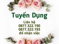 Cần tuyển 02 nhân viên làm siêu thị Cần tuyển 02 nhân viên làm siêu thị