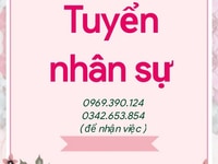 Siêu thị - tuyển 3 nam nữ ,tuổi từ 19-50 Siêu thị - tuyển 3 nam nữ ,tuổi từ 19-50